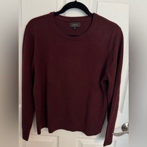 Quince Women's Deep Red Cashmere Sweater